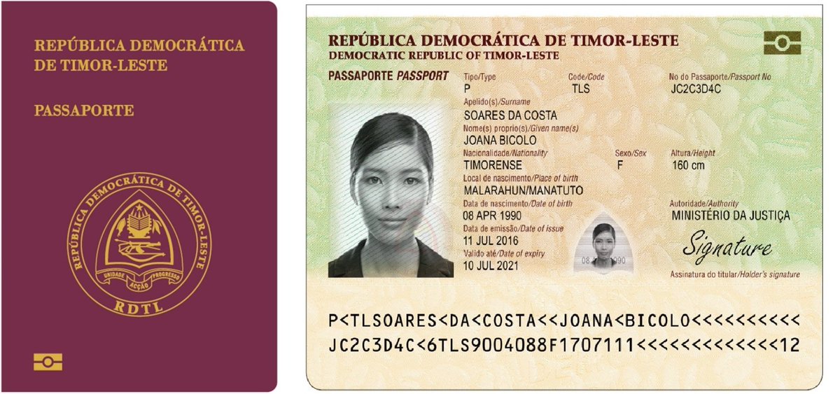 Polycarbonate passport